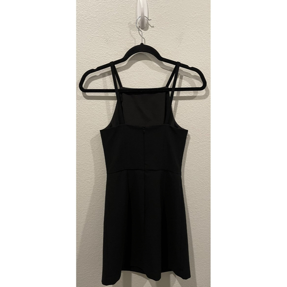 FRENCH CONNECTION Whisper Square Neck Black Mini Dress - Picture 7 of 8